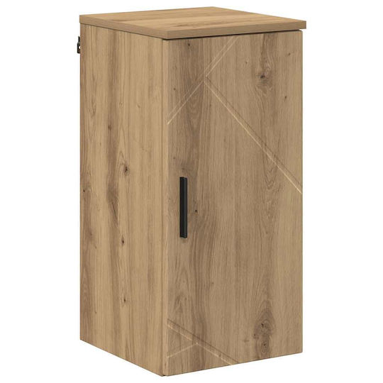 vidaXL Blat cu Lavoar, Oglindă & Coloană L30xW35xH192cm Coffee