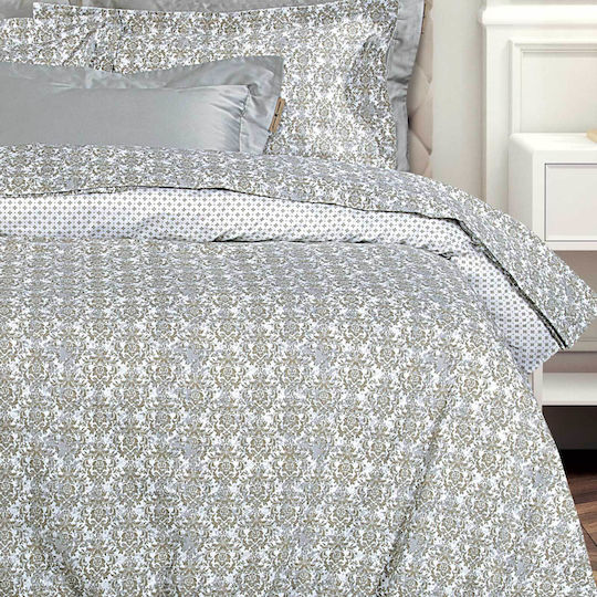 Greenwich Polo Club Duvet Cover Set Cotton Queen with 2 Pillowcases 220x240 Essential Khaki