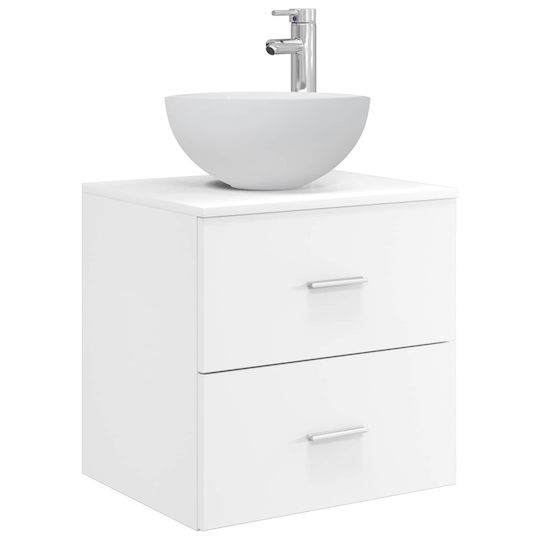 vidaXL Πάγκος χωρίς Νιπτήρα Μ49.5xΒ35xΥ63cm Λευκό