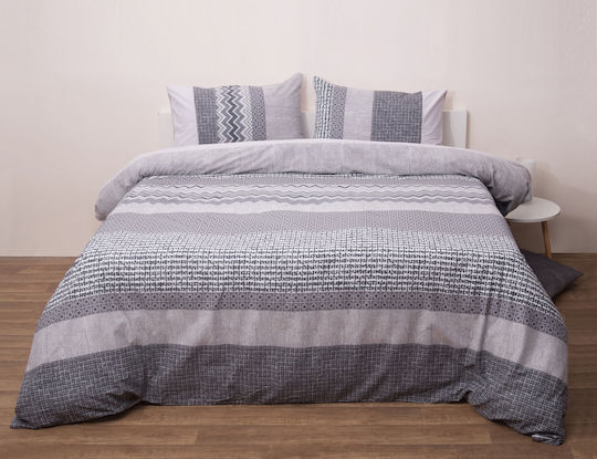 Anna Riska Bettbezug-Set Baumwolle Einzelbett mit Kissenbezug 155x240 Dream 7008