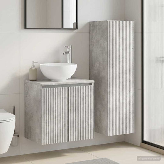vidaXL Плот Без Мивка Ш33xД34.5xВ100cm Сив Бетон vidaXL Плот Без Мивка Ш33xД34.5xВ100cm Сив Бетон