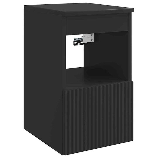 vidaXL Dulap de baie fără lavoar L53xA35xÎ39cm Negru