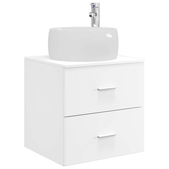 vidaXL Πάγκος χωρίς Νιπτήρα Μ49.5xΒ44.5xΥ66cm Λευκό