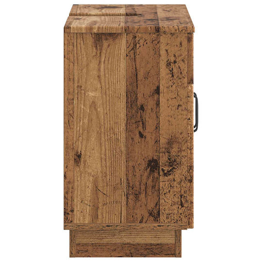 vidaXL Vanity Unit Without Sink W59.5xD31.5xH56cm Aged Wood