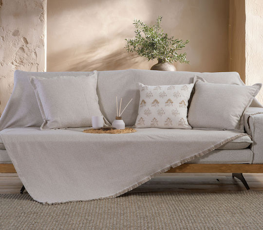 Nef-Nef Homeware Loen Фотьойл Throw 170x180см Зелен