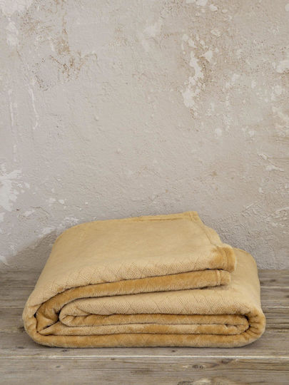Kocoon Cosy Three-Seater Sofa Throw Jacquard 180x300cm Beige
