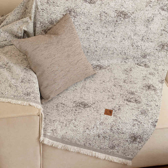 Borea Borea Ριχτάari Πολυθρόνας Chenille 180x180cm Grau