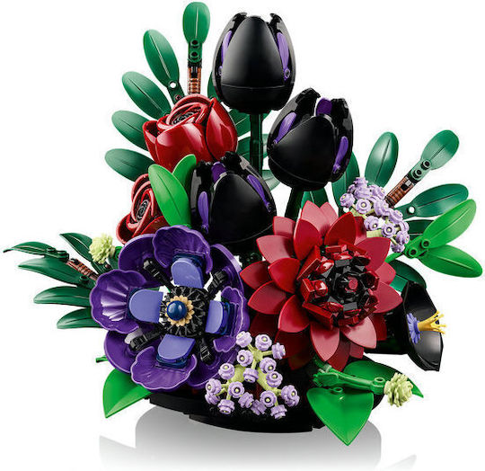 LEGO Botanical Collection Aranjament cu flori închise la culoare pentru 18+ Ani 562 buc