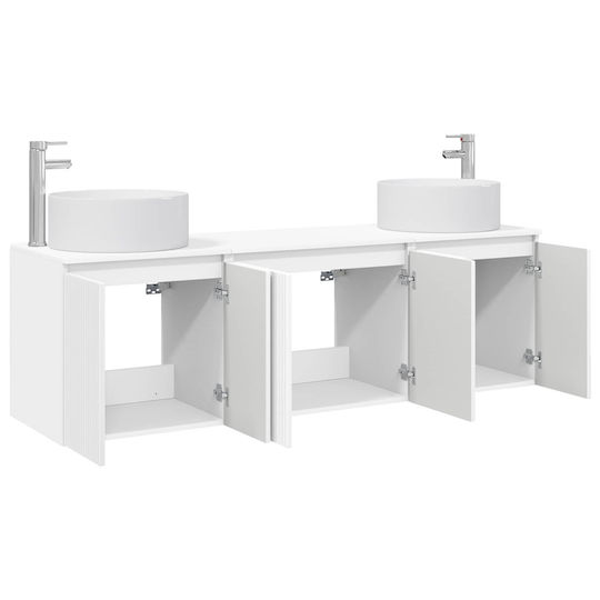 vidaXL Πάγκος χωρίς Νιπτήρα Μ49.5xΒ44.5xΥ65.5cm Λευκό