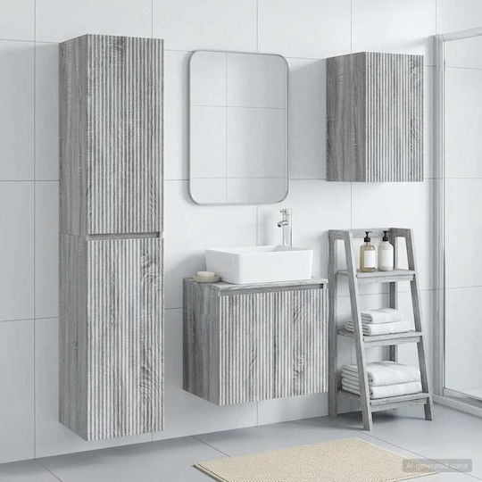 vidaXL Πάγκος χωρίς Νιπτήρα Μ33xΒ34.5xΥ160cm Γκρι Sonoma