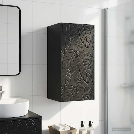 vidaXL Dulap de baie 30x31x59cm Negru