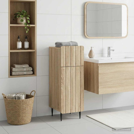 vidaXL Dulap de baie 30x31x79.5cm Sonoma