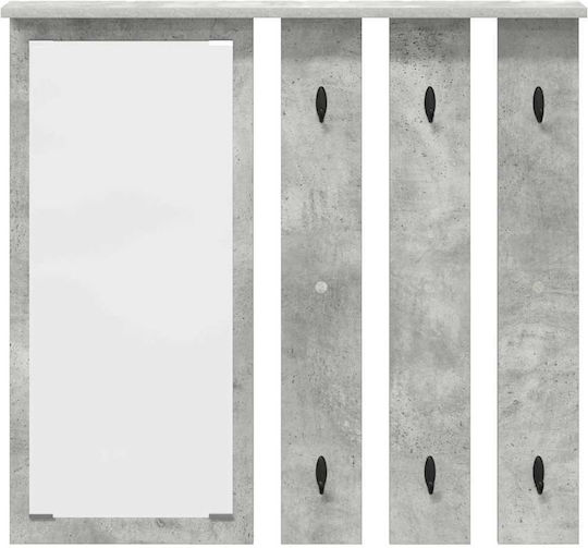 vidaXL Metal Wall Hanger Gray 84x10cm 1pc