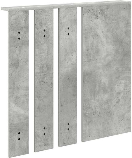 vidaXL Metal Wall Hanger Gray 84x10cm 1pc