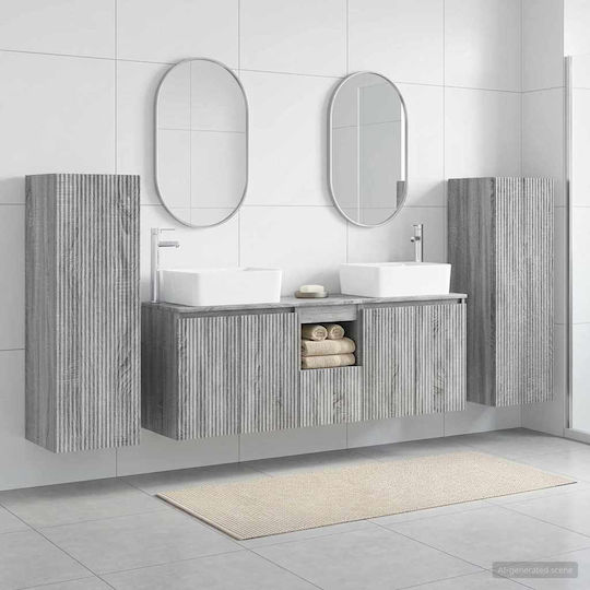 vidaXL Πάγκος χωρίς Νιπτήρα Μ33xΒ34.5xΥ100cm Γκρι Sonoma