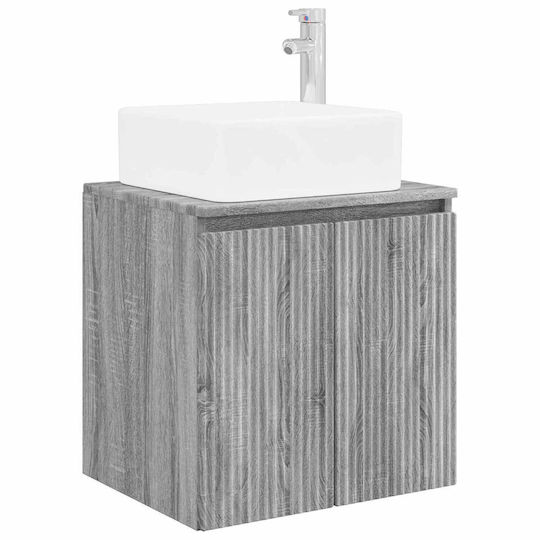 vidaXL Πάγκος χωρίς Νιπτήρα Μ33xΒ34.5xΥ100cm Γκρι Sonoma