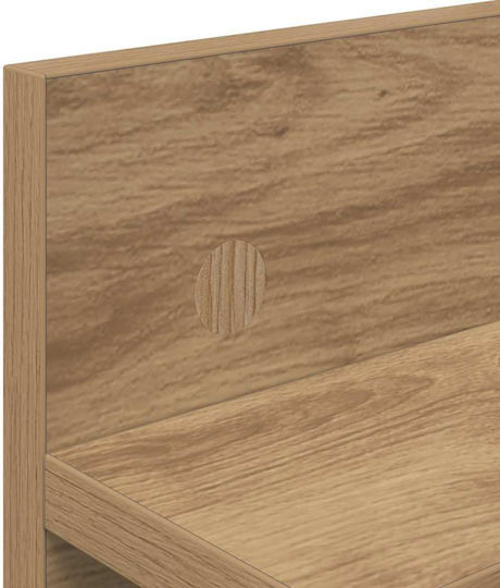 vidaXL Κρεμάστρα Τοίχου Ξύλινη Καφέ 60x18x10.5cm