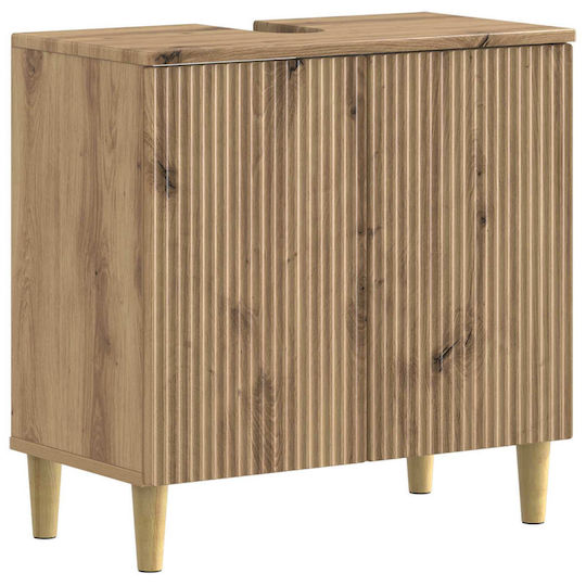 vidaXL Тоалетен шкаф без мивка Ш59.5xД31.5xВ59cm Дъб vidaXL Тоалетен шкаф без мивка Ш59.5xД31.5xВ59cm Дъб