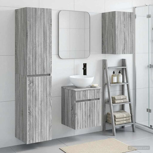vidaXL Πάγκος χωρίς Νιπτήρα Μ33xΒ34.5xΥ160cm Γκρι Sonoma