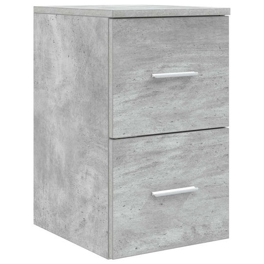 vidaXL Vanity Unit With Sink W49.5xD35xH63cm Grey