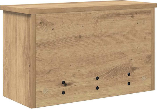 vidaXL Agățătoare de Perete Lemnoasă 50x30x20cm 1buc
