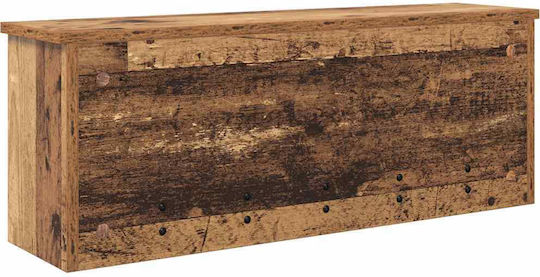 vidaXL Κρεμάστρα Τοίχου Ξύλινη Καφέ 80x30x20cm