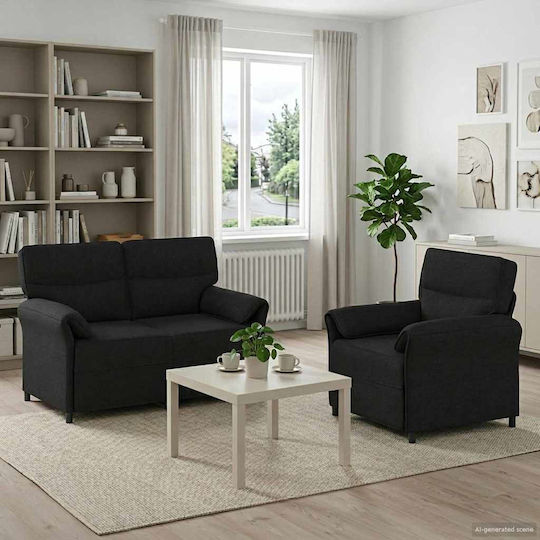 vidaXL Wohnzimmermöbel-Set Offenes 2-Sitzer & Sessel