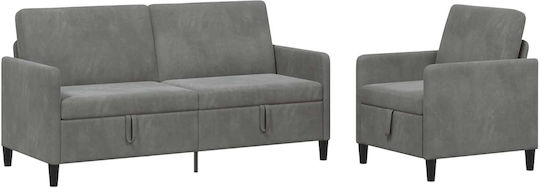 Living Room Furniture Set 2-Seater & Armchair