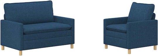 vidaXL Wohnzimmermöbel-Set 2-Sitzer & Sessel