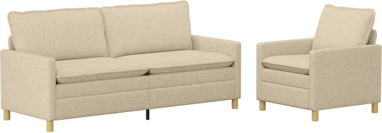 vidaXL Wohnzimmermöbel-Set 2-Sitzer & Sessel
