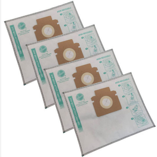 Hoover Vacuum Cleaner Bags 4pcs Compatible with Vacuum Cleaner Hoover