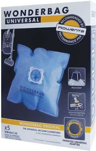 Wunderbeutel Papiersäcke für Staubsauger Rowenta Original Wonderbag Classic Universell
