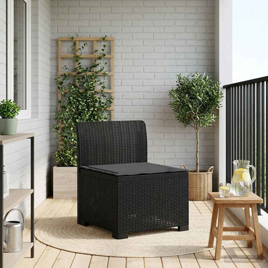 Καρέκλα Κήπου Ανθρακί 55x62x81εκ.