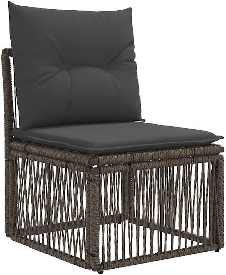 Set Cameră De Zi Pentru Exterior 11 Piese Gri Cu Perne