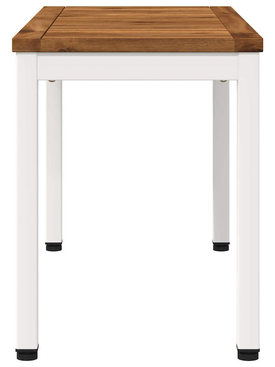 Outdoor Wooden Bench 80.5x35x45cm