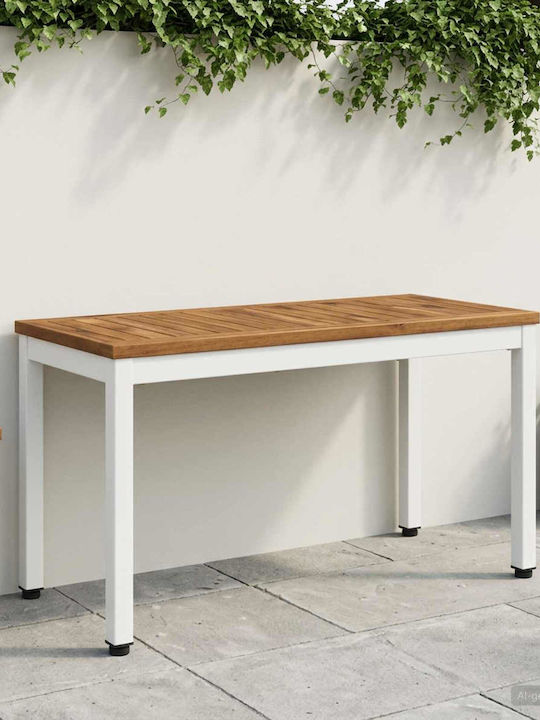 Outdoor Wooden Bench 80.5x35x45cm
