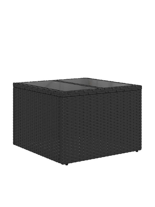 Zweisitziges Outdoor-Sofa aus Rattan mit Kissen