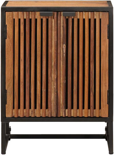 Wooden Sideboard Braun 53x30x70cm