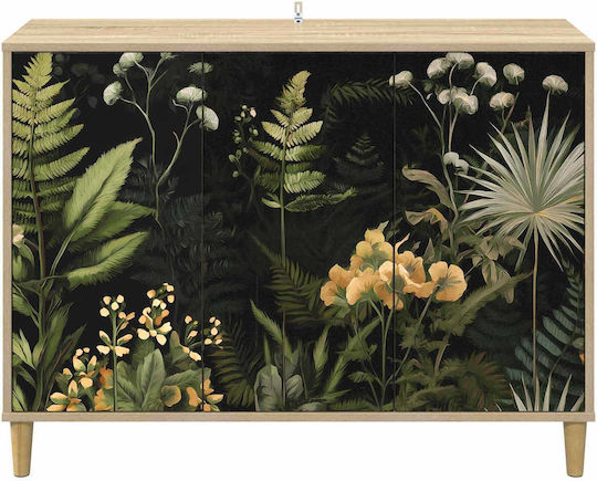 Μπουφές Rhenen Ξύλινος Sonoma 102x33x75cm