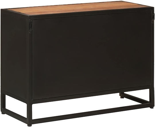 Sideboard Cabinet Wooden with Drawers Beige 75x30x54cm
