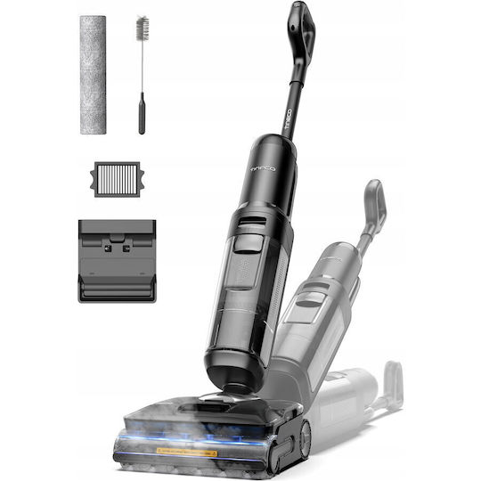 Tineco S7 Stretch Steam Plus Wiederaufladbarer Stielstaubsauger 25.2V Schwarze