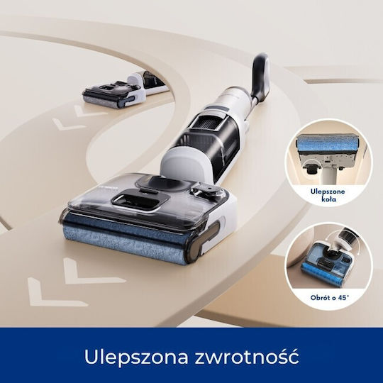 Tineco FloorOne S5 Stretch Extreme Електрическа Вертикална Прахосмукачка 220W Черна
