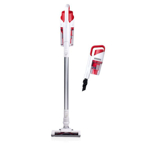 Dirt Devil DD9002 Акумулаторна Вертикална Прахосмукачка 2 В 1 Stick И Ръчна Червена