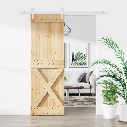 Πόρτα Εσωτερική Συρόμενη Laminate 344514 Ύψους 210cm