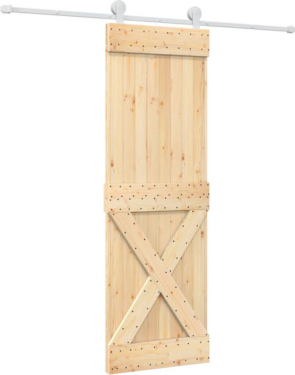 vidaXL Sliding Door Natural White 70 x 210 cm