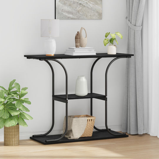 Конзолна маса от Дърво & Метал Black Oak Д101xШ35xВ80.5cm Конзолна маса от Дърво & Метал Black Oak Д101xШ35xВ80.5cm