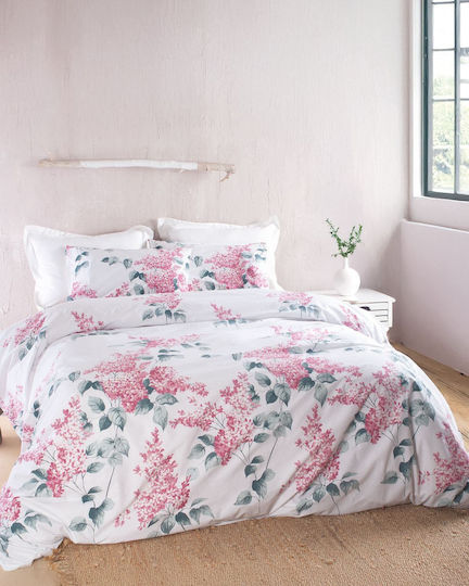 Rythmos Eve Σετ Σεντόνια King Size 270x290εκ. Ροζ (4τμχ)