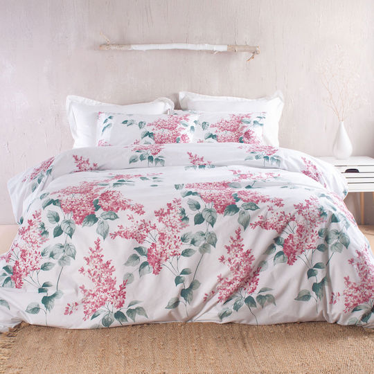 Rythmos Eve Σετ Σεντόνια King Size 270x290εκ. Ροζ (4τμχ)