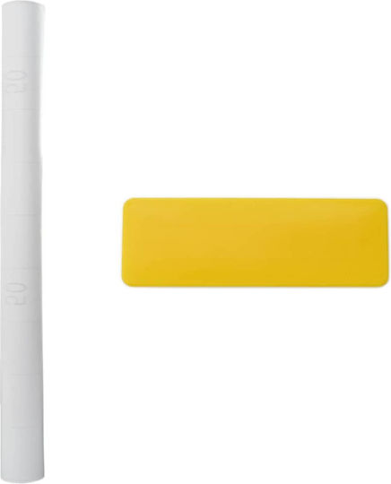 Vidaxl Foaie Autocolantă Pentru Fereastră Albă Cu Efect Mat 45 X 1000 Cm