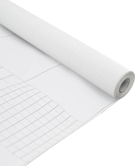 Vidaxl Foaie Autocolantă Pentru Fereastră Albă Cu Efect Mat 45 X 1000 Cm